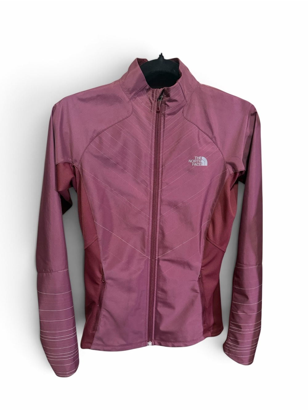 The North Face Isotherm Running Jacket Women XS Plum Wind Resistant FlashDry
